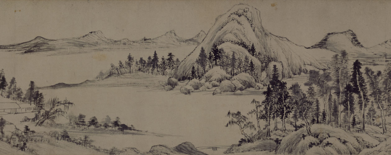 图片[1]-Dong Qichang imitates Huang Gongwang’s landscape scroll-China Archive